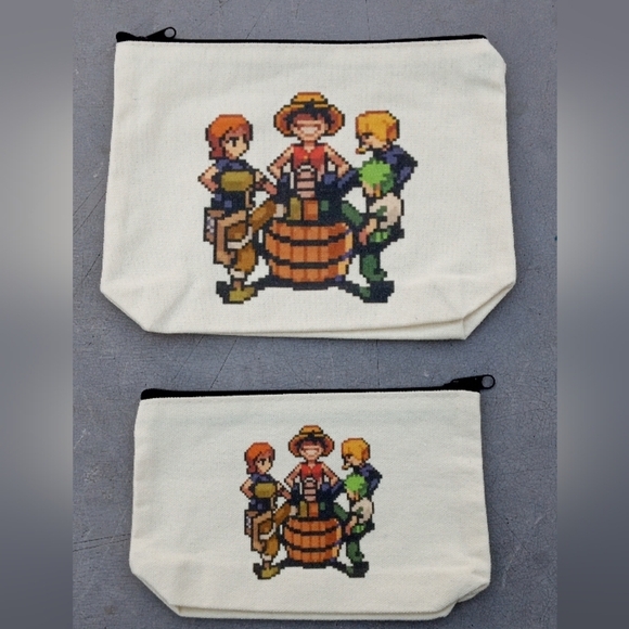 Hot Topic Handbags - 🆓 Free W/Purchase One Piece Anime Double Canvas Print Bags NWT